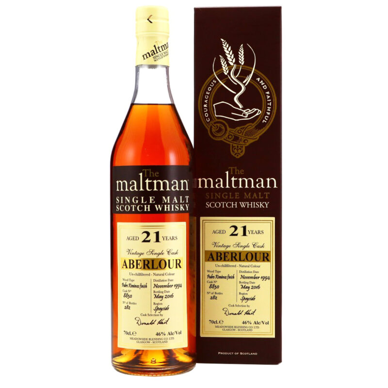 Aberlour 21 Year Old 1994 Maltman Cask 8830 Single Malt Whisky - Image 2