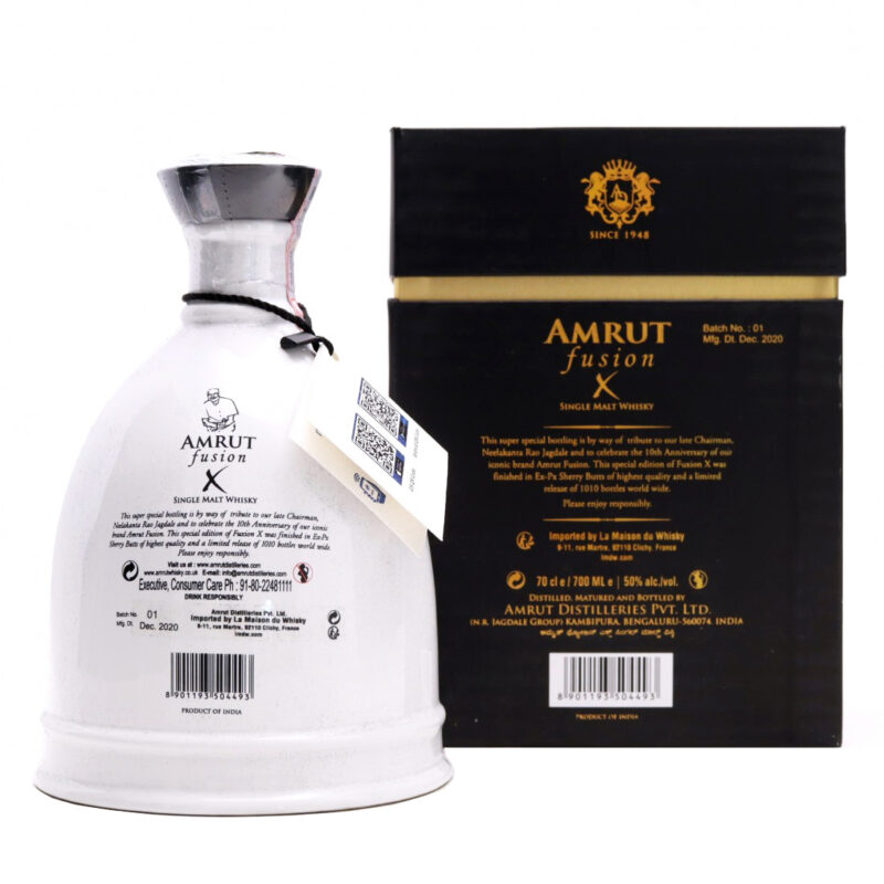 Amrut Fusion X Casks Batch 01 Single Malt Whisky - Image 4