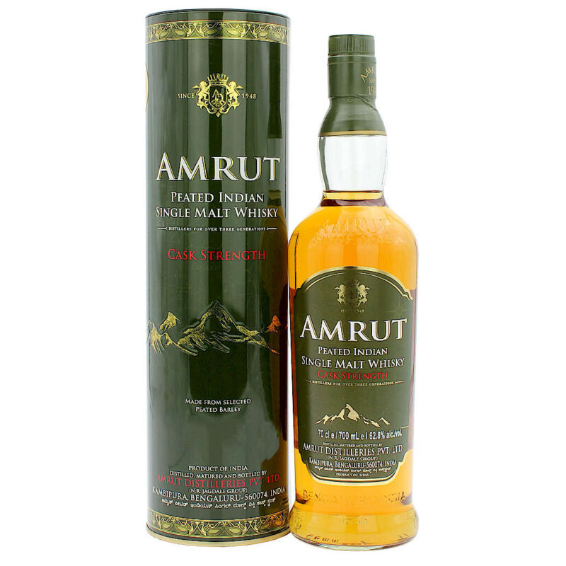 Amrut Peated Cask Strength Indian Single Malt Whisky - Image 2