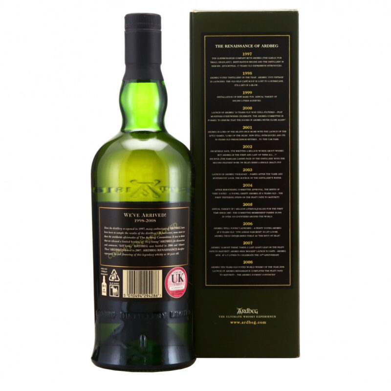 Ardbeg 1998 Renaissance 10 Year Old Single Malt Whisky - Image 4