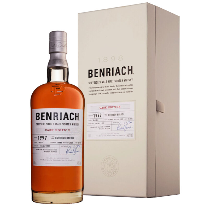 BenRiach 24 Year Old 1997 Single Cask 14491 Bourbon Barrel - Image 2