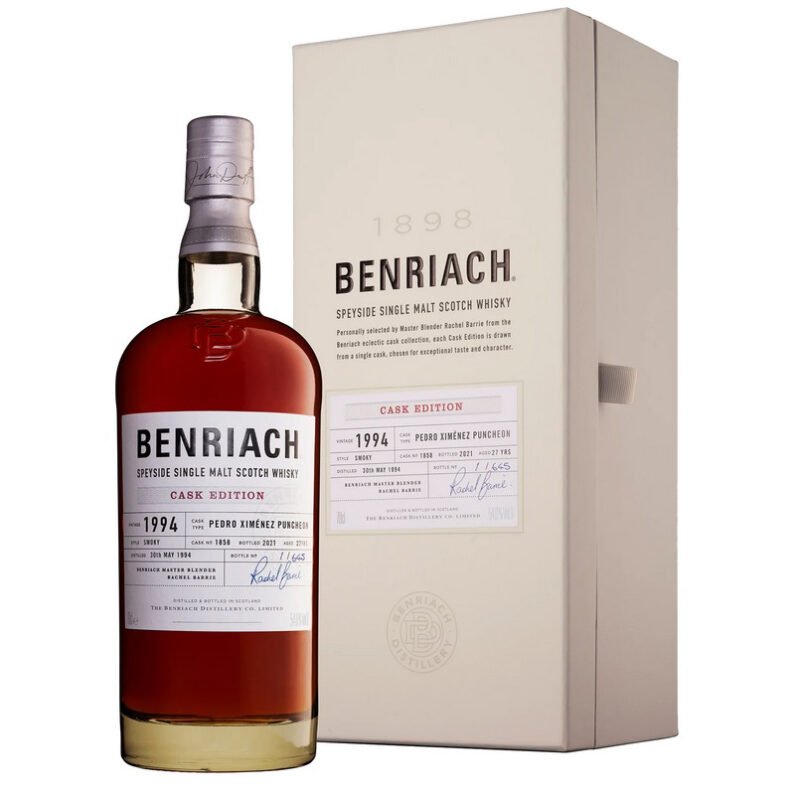 BenRiach 27 Year Old 1994 Single Cask 1858 Pedro Ximenez Puncheon - Image 2