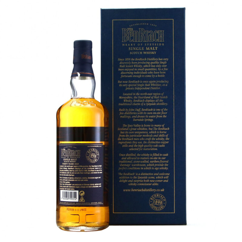 Benriach 30 Year Old pre-2018 Single Malt Whisky - Image 4