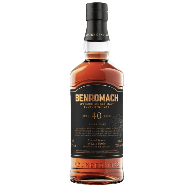 Benromach 40 Year Old 2022 Release Single Malt Whisky - Image 3