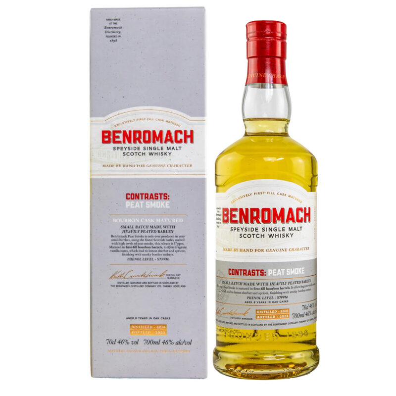 Benromach Contrasts Peat Smoke 2014 Single Malt Whisky - Image 2