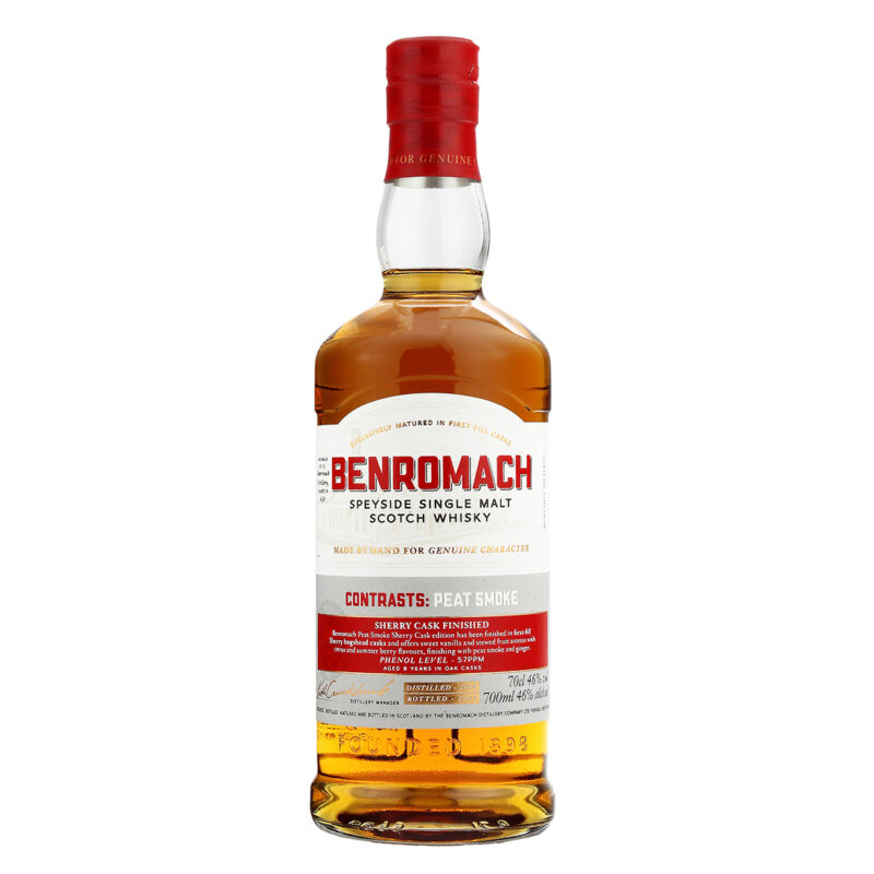 Benromach Contrasts Peat Smoke 2014 Sherry Cask Finished - Image 3