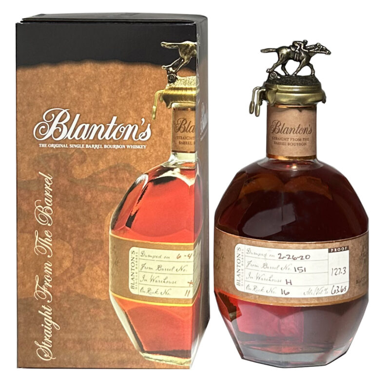 Blanton's Single Barrel 151 Straight from the Barrel 2020 - Image 2