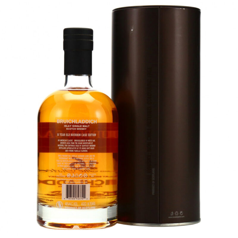 Bruichladdich 16 Year Old Bourbon Cask Single Malt Whisky - Image 3