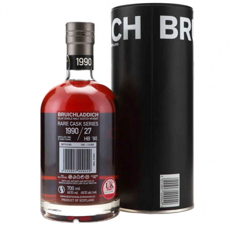 Bruichladdich 1990 Rare Cask Series 27 Year Old HB '90 - Image 3