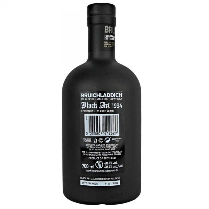 Bruichladdich 25 Year Old Black Art 1994 Edition 07.1 Single Malt Whisky - Image 5