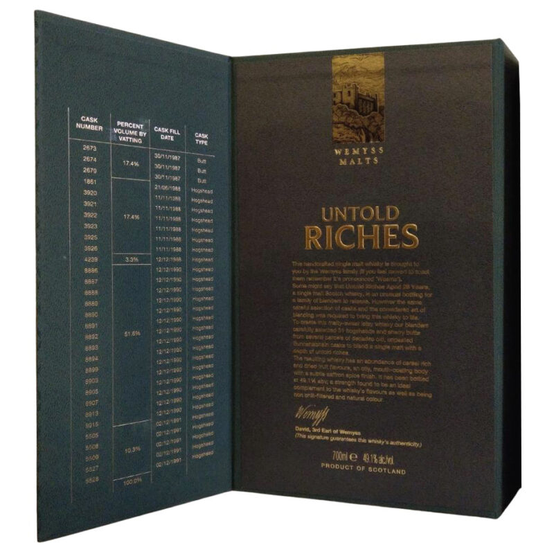 Bunnahabhain 28 Year Old Wemyss Malts Untold Riches - Image 4