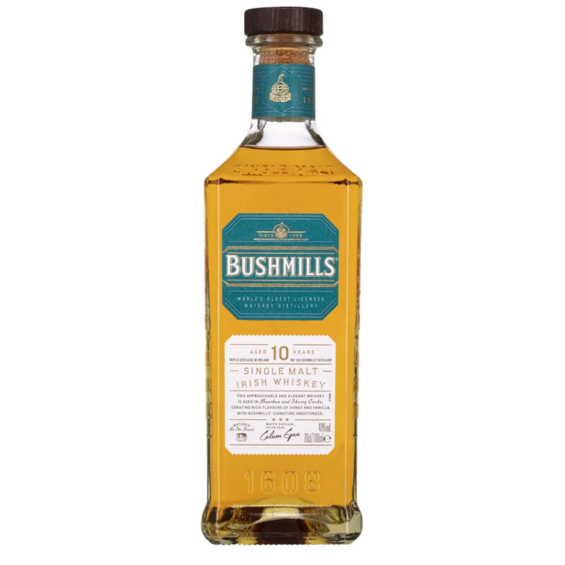 Bushmills 10 Year Old Single Malt Irish Whiskey - Image 3