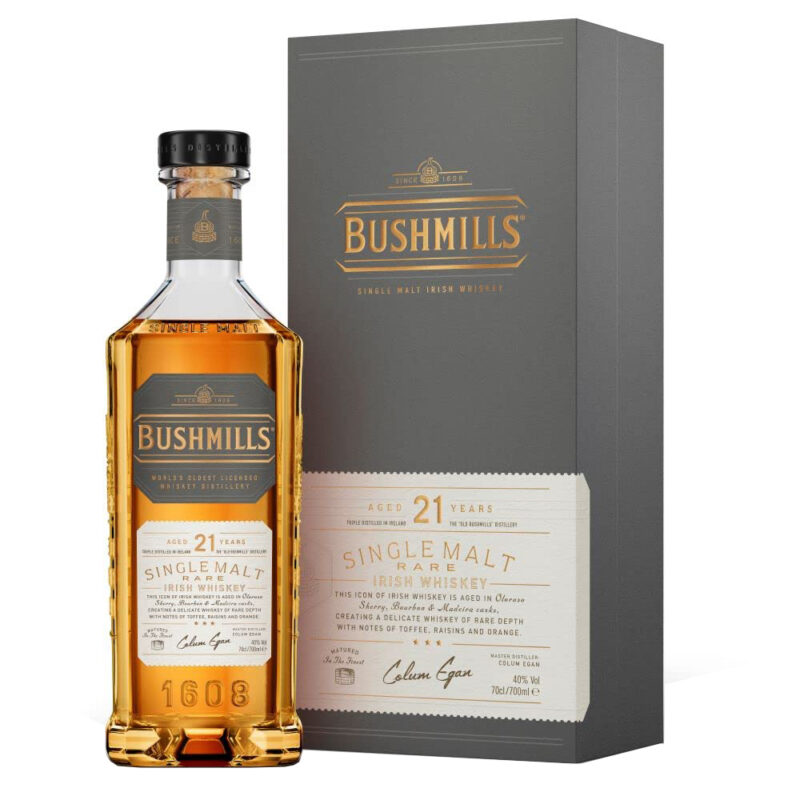 Bushmills 21 Year Old Single Malt Irish Whiskey - Image 2