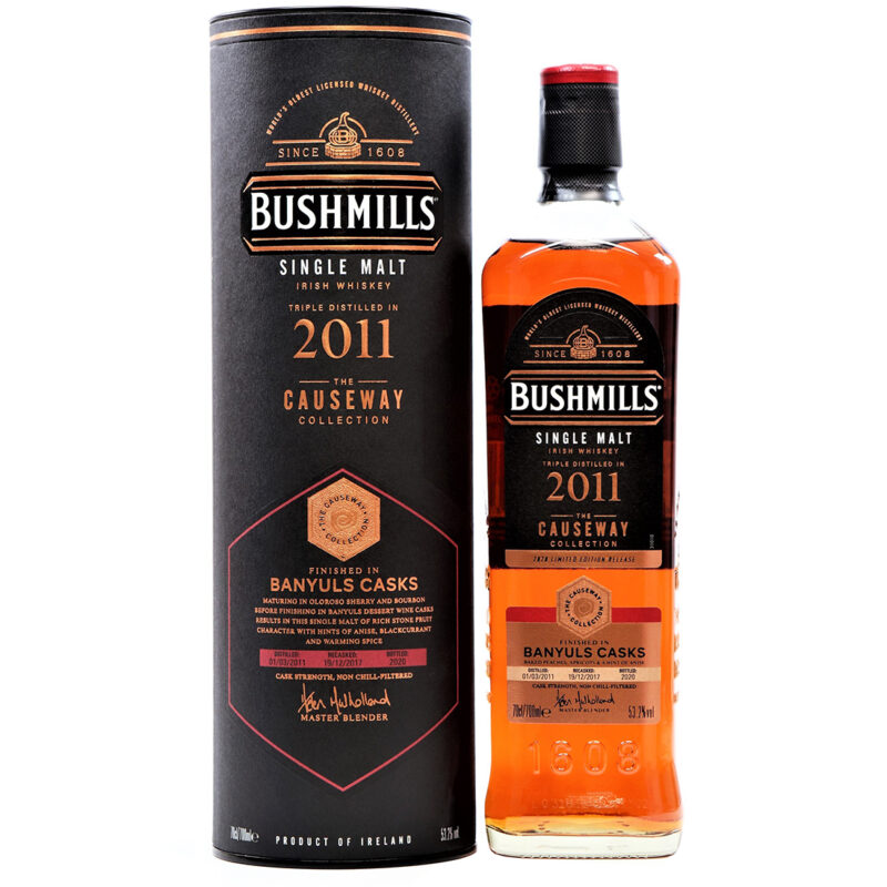 Bushmills 2011 Banyuls Cask Finish The Causeway Collection 2020 Release - Image 2