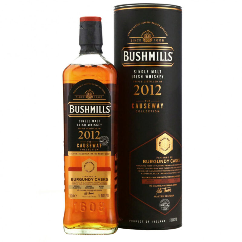 Bushmills 2012 Burgundy Cask Finish The Causeway Collection 2022 Release - Image 2
