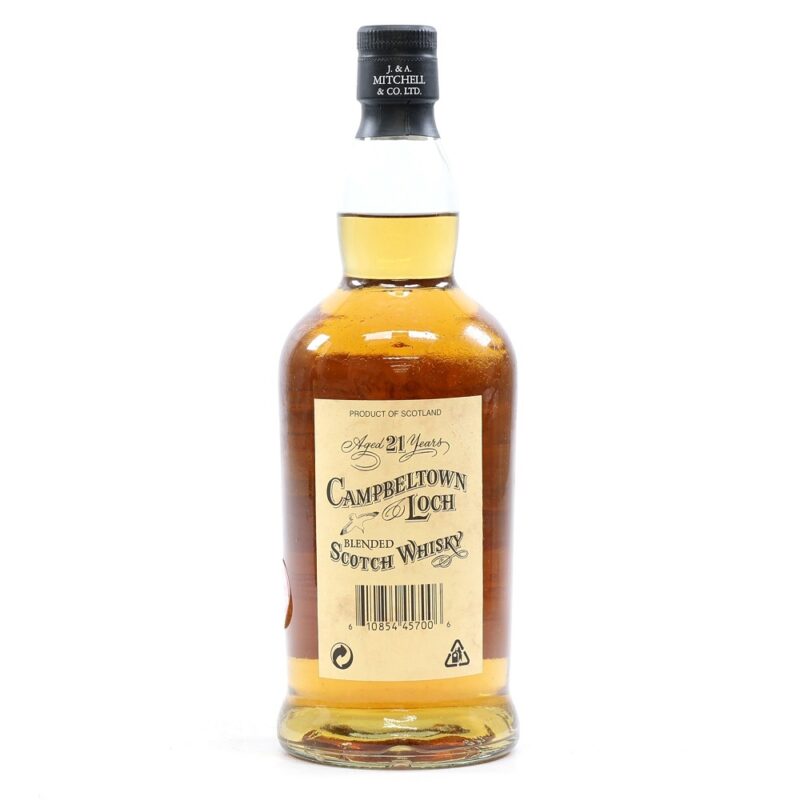 Springbank Campbeltown Loch 21 Year Old Blended Whisky J and A Mitchel - Image 3