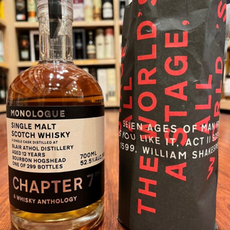 Blair Athol 12 Year Old, 2009, Bourbon Cask, by Chapter 7 Monologue