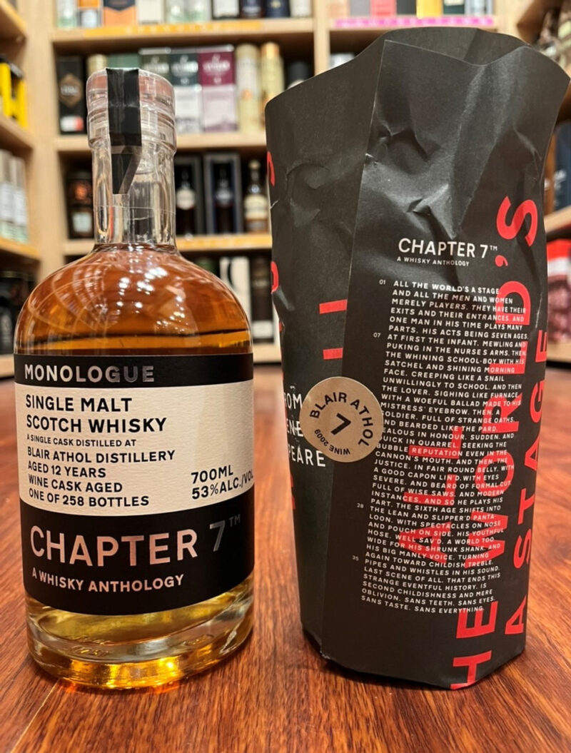Blair Athol 12 Year Old, 2009, Wine Cask, by Chapter 7 Monologue - Image 2