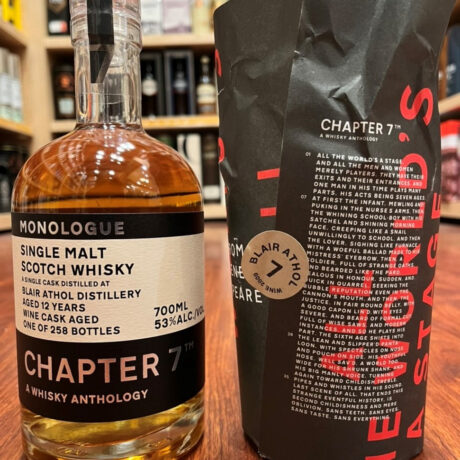 Blair Athol 12 Year Old, 2009, Wine Cask, by Chapter 7 Monologue