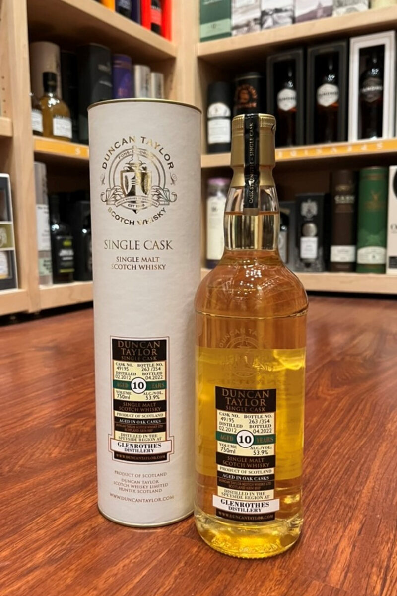 Glenrothes 10 Year Old, 2009, by Duncan Taylor