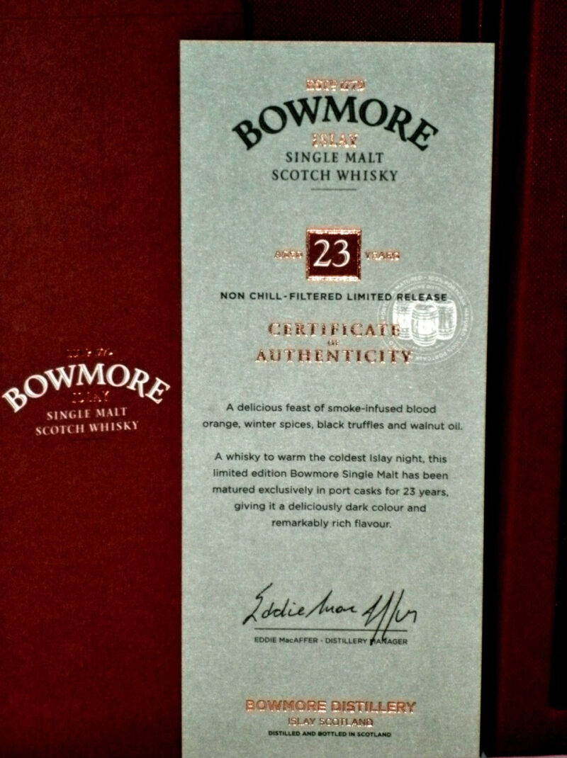Bowmore 23 Year Old Port Cask Matured 1989 - Image 3