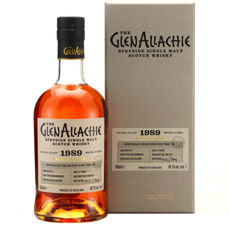 GlenAllachie 31 Years Old 1989 Single Cask No 4011 Single Malt Whisky - Image 2