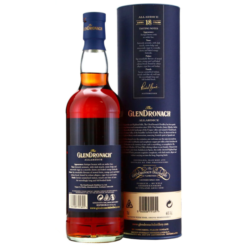 Glendronach 18 Year Old Allardice 2023 Release Single Malt Whisky - Image 3