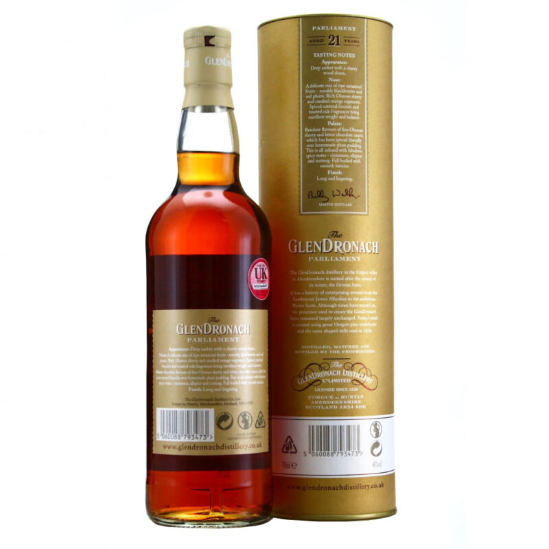 Glendronach 21 Year Old Parliament 2018 Release Single Malt Whisky - Image 4