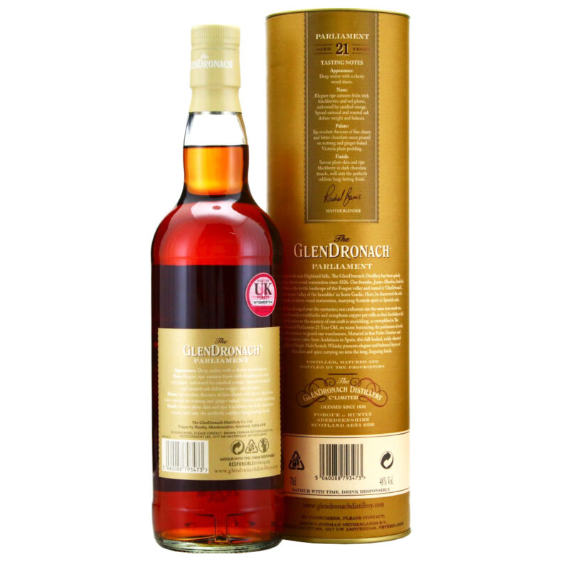 Glendronach 21 Year Old Parliament 2020 Release Single Malt Whisky - Image 3