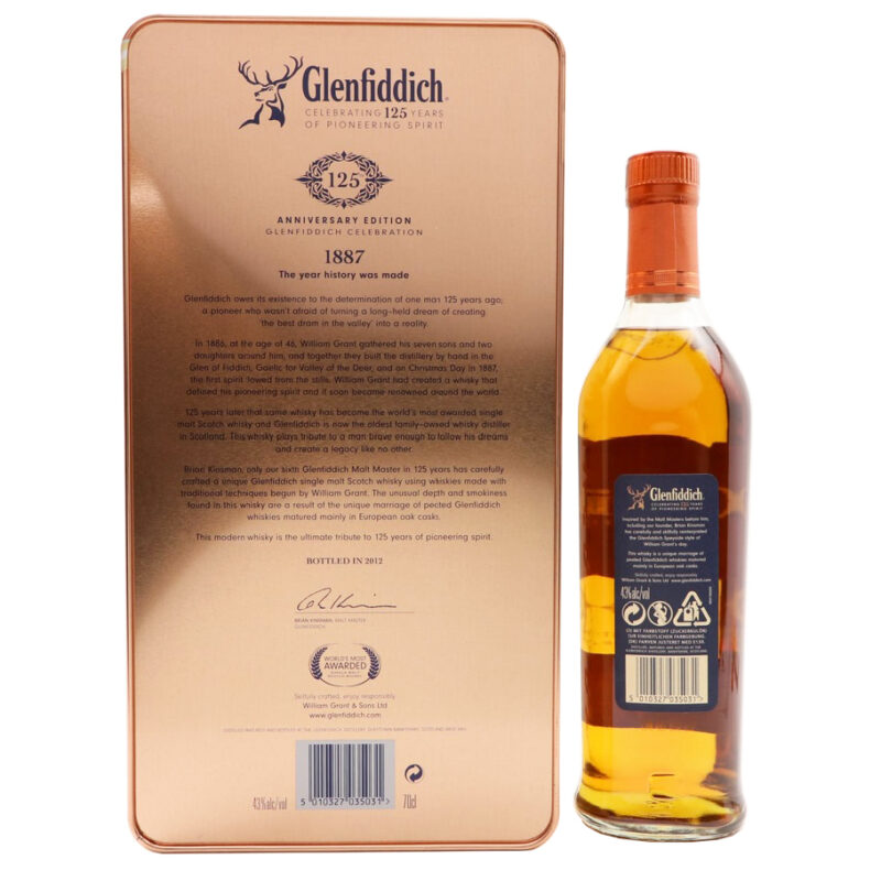 Glenfiddich 125th Anniversary Single Malt Whisky - Image 4