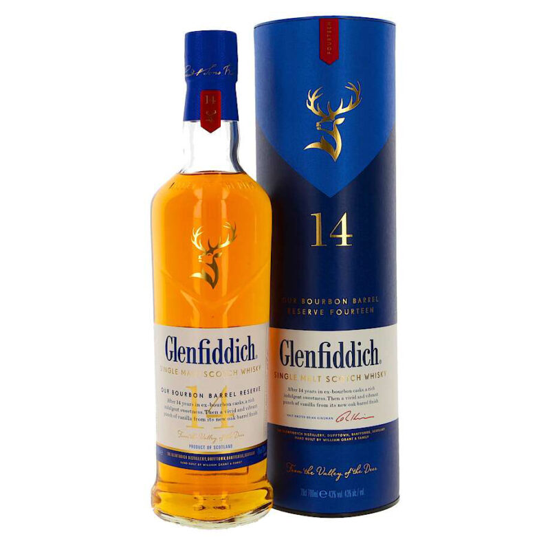 Glenfiddich 14 Year Old Bourbon Barrel Reserve Single Malt Whisky - Image 2