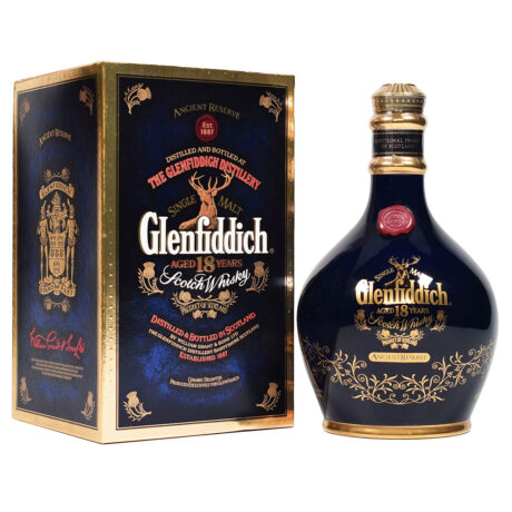 Glenfiddich 18 Year Old Ancient Reserve Blue Decanter