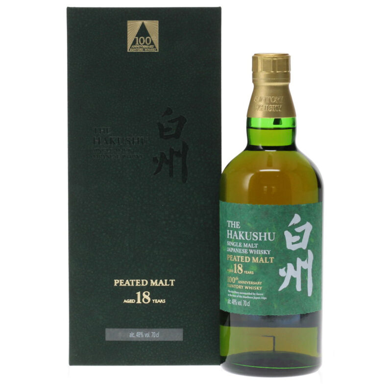 Hakushu 18 Year Old Suntory 100th Anniversary Edition Peated Single Malt Whisky - Image 2