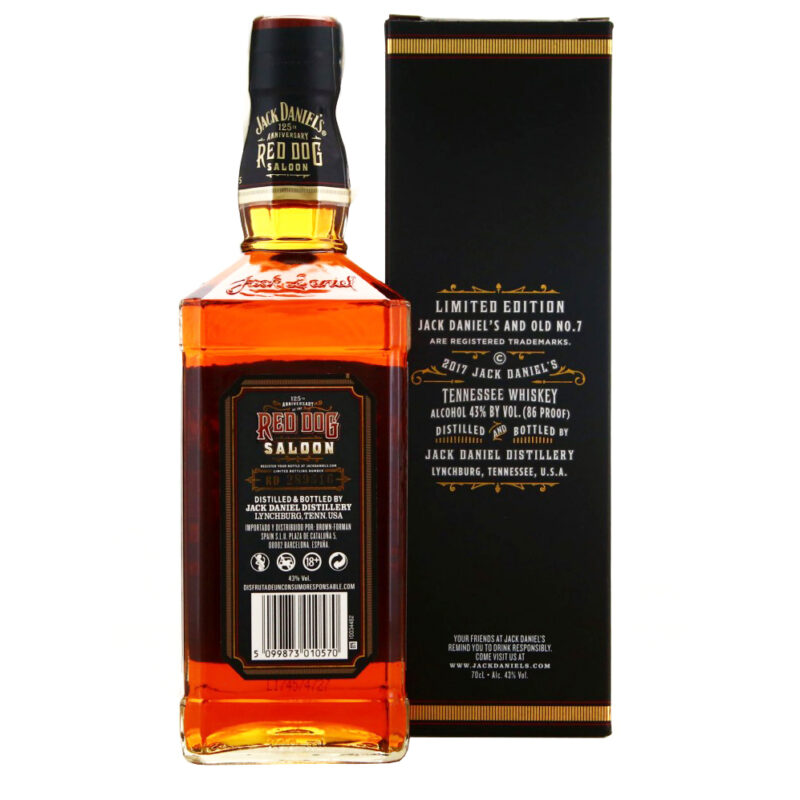 Jack Daniel's 125th Anniversary of Red Dog Saloon Tennessee Whiskey - Image 3