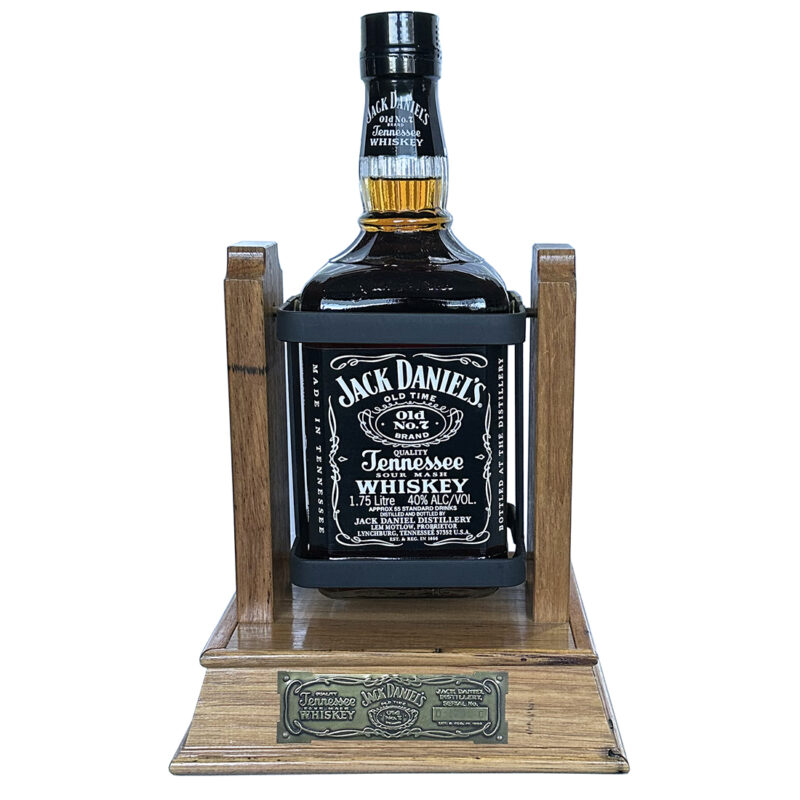 Jack Daniel’s Old Time No.7 1.75L with Pub Art Cradle 2004 - Image 2