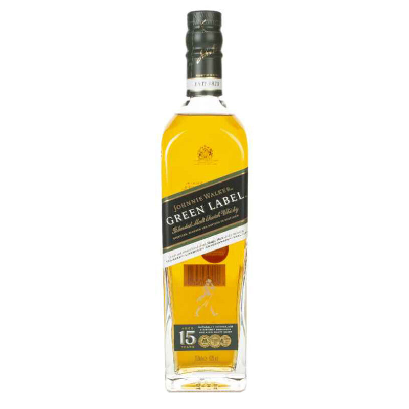 Johnnie Walker Green Label 15 Year Old Blended Scotch Whisky - Image 3
