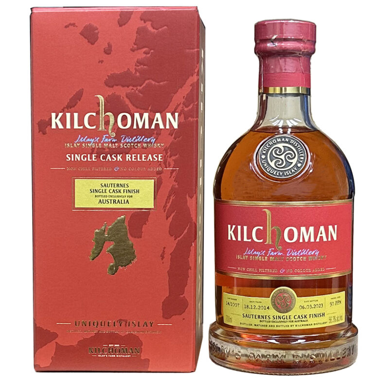 Kilchoman 8 Year Old Sauternes Single Cask Finish Australia Exclusive - Image 2