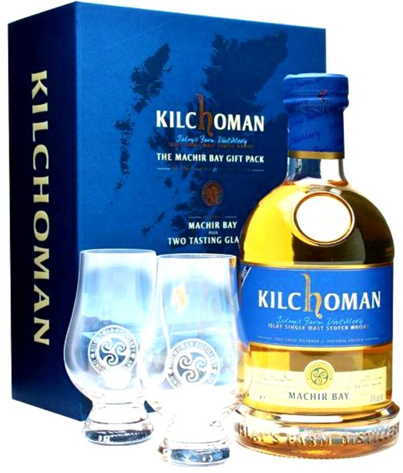 Kilchoman Machir Bay Gift Pack with 2 Tasting Glasses - Image 2
