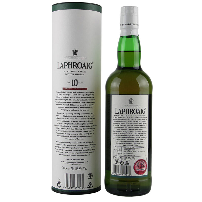 Laphroaig 10 Year Old Cask Strength Batch 007 Single Malt Whisky - Image 3