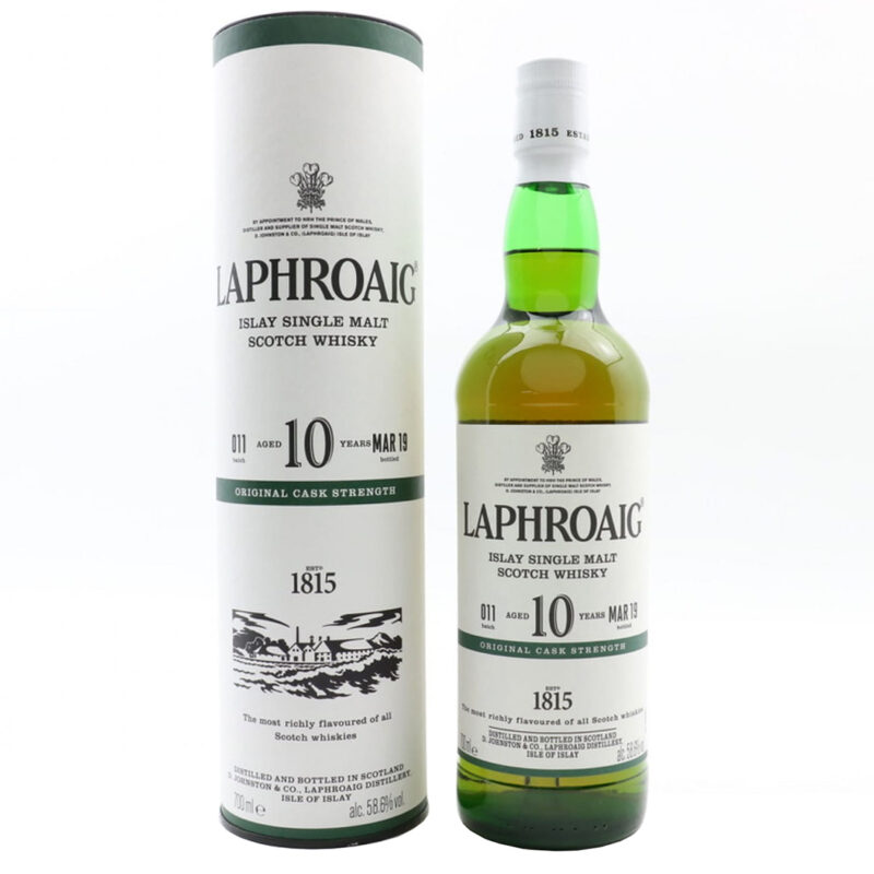 Laphroaig 10 Year Old Cask Strength Batch 011 Single Malt Whisky - Image 2