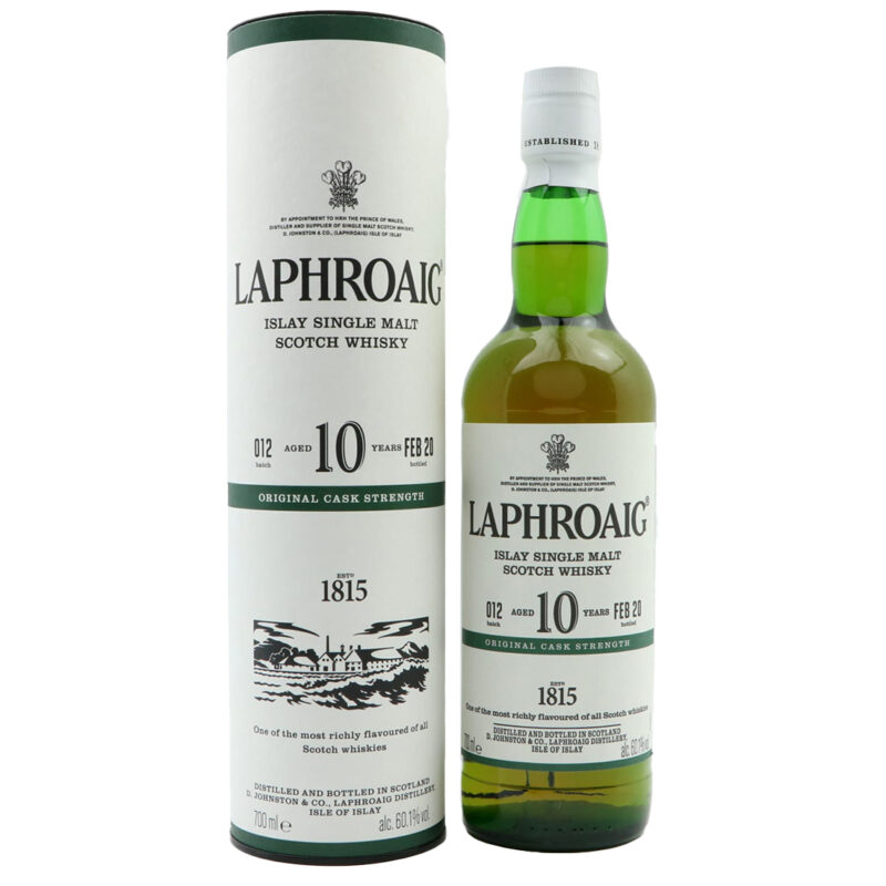 Laphroaig 10 Year Old Cask Strength Batch 012 Single Malt Whisky - Image 2