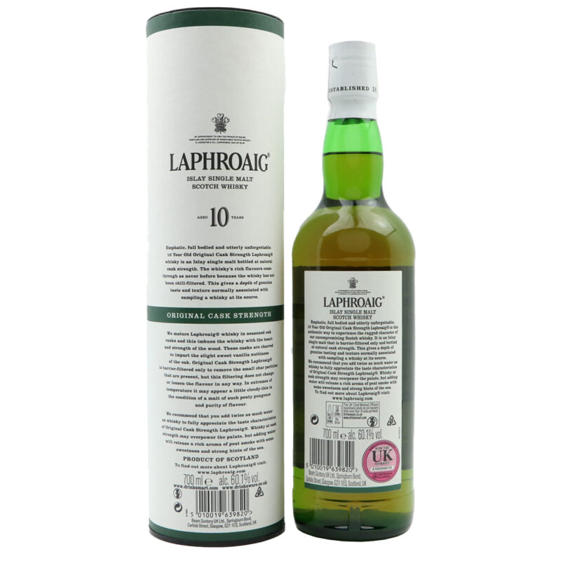 Laphroaig 10 Year Old Cask Strength Batch 012 Single Malt Whisky - Image 3
