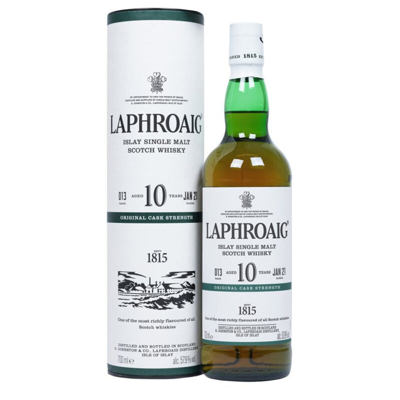 Laphroaig 10 Year Old Cask Strength Batch 013 Single Malt Whisky - Image 2