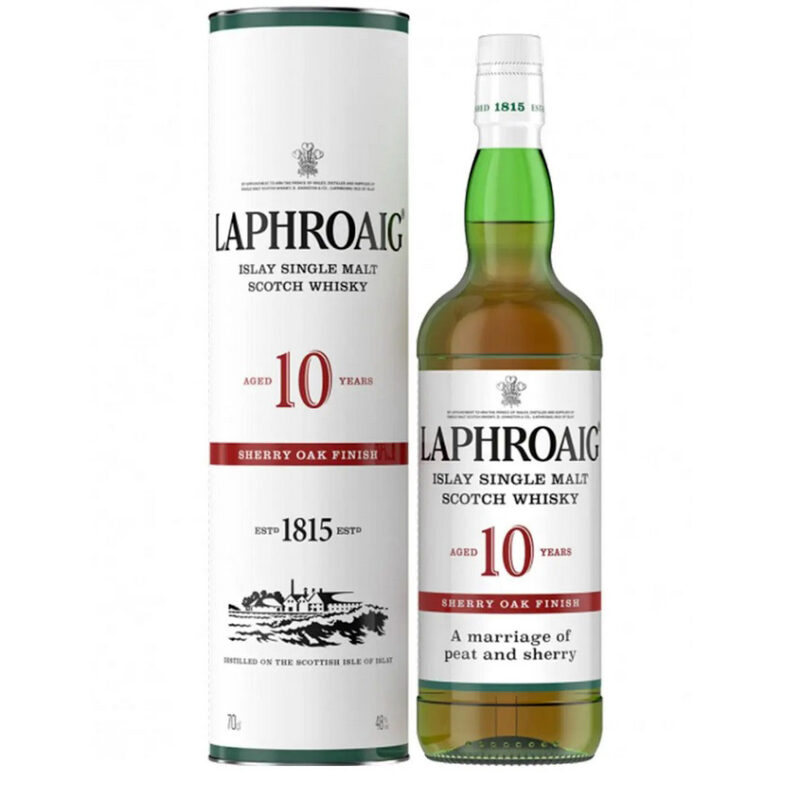 Laphroaig 10 Year Old Sherry Oak Finish Single Malt Whisky - Image 2