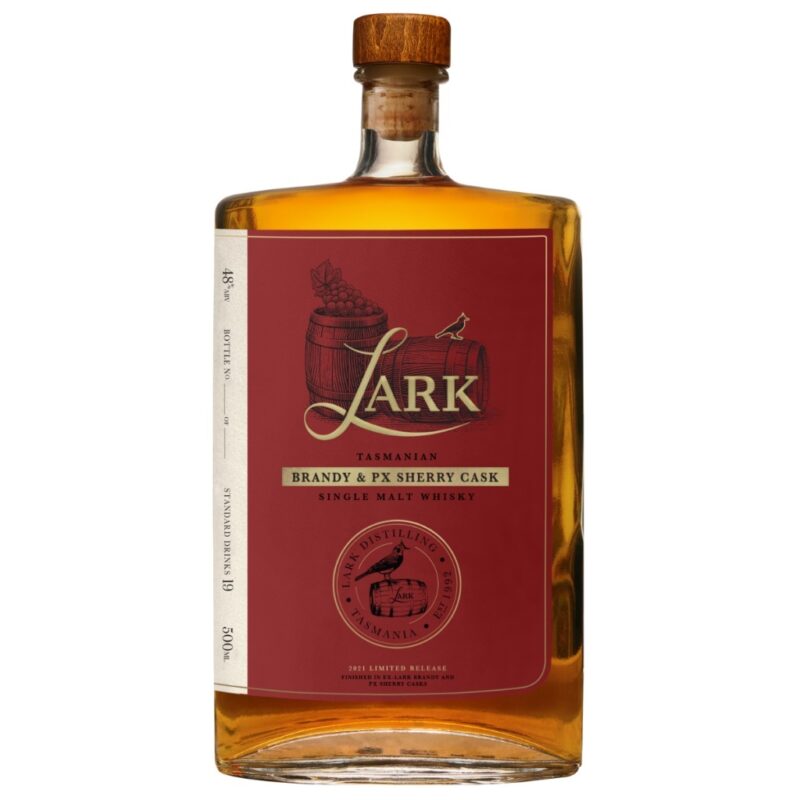 Lark Brandy & PX Sherry Cask Single Malt Whisky - Image 3