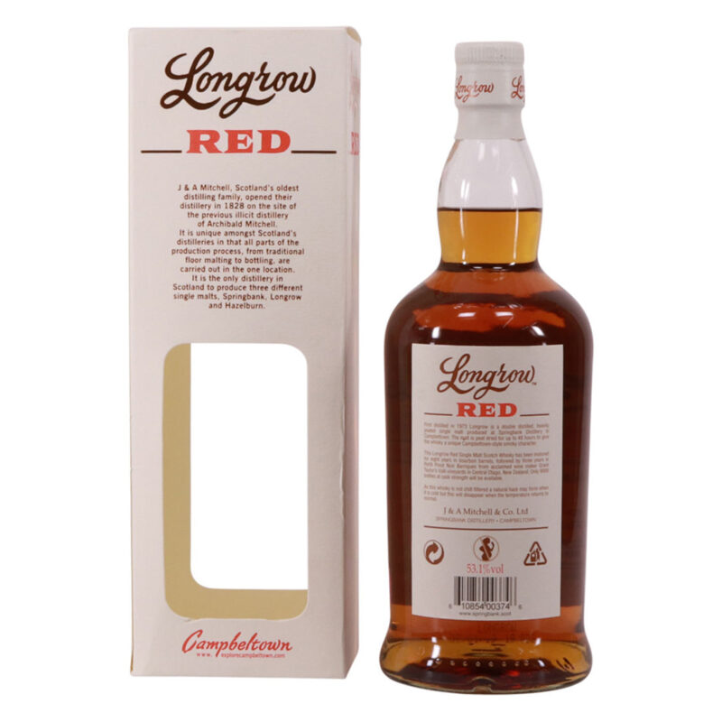 Springbank Longrow 11 Year Old Red Pinot Noir Cask Matured - Image 3