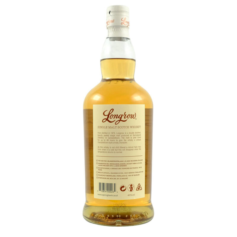 Springbank Longrow Peated 2021 Release Single Malt Whisky - Image 3