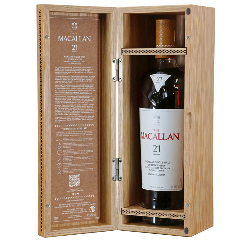 Macallan 21 Year Old The Colour Collection Single Malt Whisky - Image 4