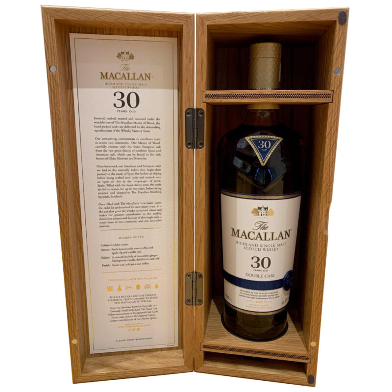 Macallan 30 Year Old Double Cask 2021 Release Single Malt Whisky - Image 4