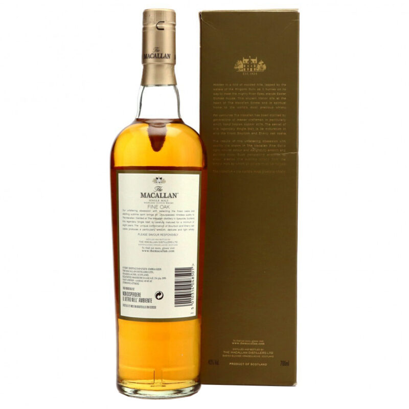 Macallan 8 Year Old Fine Oak Single Malt Whisky - Image 3